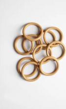 Кольца Legrand Кольцо для карниза Кантри пластик цвет ясный дуб 5 см 10 шт