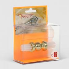 Карниз Уют Эркер d16 ост латунь 1шт