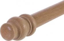 Карниз Уют Карниз двухрядный 200 см дерево цвет светлый дуб