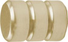 Наконечник Уют Наконечник Ост Цилиндр 2 D25 2 шт Шампань