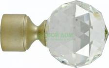 Наконечник Уют Наконечник Шар с огранкой шампань 20 мм