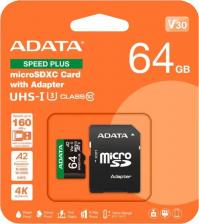 Карта памяти A-data UD64GUI3V30A2SP-RA1