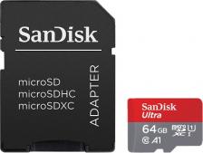 Карта памяти microsdxc 64 гб class 10 ultra SanDisk SDSQUAR-064G-GN6MA