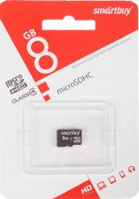 Карта памяти microSDHC 8 Гб Class 4 SmartBuy SB8GBSDCL4-00