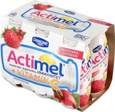 Actimel Напиток кисломолочный обогащенный земляника-шиповник 2,5%, 100 г – фото 3