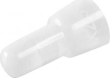 Клемма Duwi 23455 9 Заглушка концевая изолированная, КИЗ-7, 8-10мм?, белая, 10шт, 23455 9, цена за 1 шт