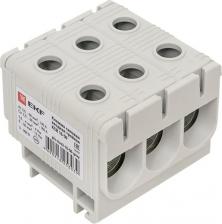 Клемма EKF Тройная силовая вводная клемма Силовая вводная тройная клемма, КСВ 16-50 серая PROxima plc-kvs3-16-50-grey