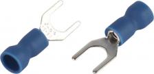Клемма Эра NO-225-31 Наконечник вилочный NO-225-31 НВИ 2.5-5 с изолированным фланцем, цена за 1 шт