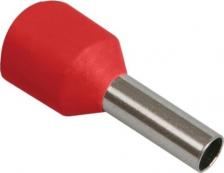 Клемма ИЭК Наконечник НШВИ 1,5-8 красный (100шт/упак), цена за 1 упак