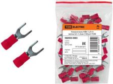 Клемма ИЭК Наконечник НВИ 1,25-4 вилка 0,5-1,5мм (100шт/упак), цена за 1 упак