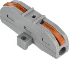 Клемма ИЭК Строительно-монтажная клемма СМК 222-4111P проходная с площадкой, цена за 1 упак