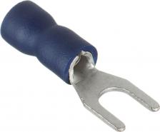 Клемма КВТ Наконечник вилочный изолированный НВИ d4 мм 1-2,5 кв. мм (30 шт.)