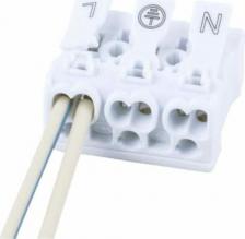 Клемма Stekker Клемма монтажная для фазных проводников, 3 контактные группы, LD294-4003, цена за 1 уп