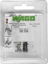 Клемма Wago Соединительная клемма 2-х проводная с пастой 6 шт. в блистере