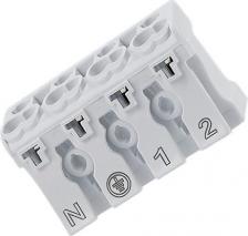 Клемма Wolta Клемма монтажная KSP4-2L+N+PE, цена за 1 шт