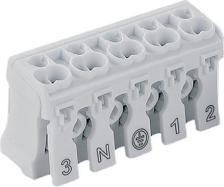 Клемма Wolta Клемма монтажная KSP5-3L+N+PE, цена за 1 шт