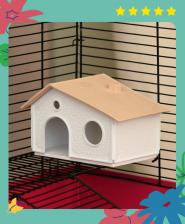 Клетка для грызунов Дарэлл Домик для грызуна пластик, 10х10х14см, цвет в ассортименте