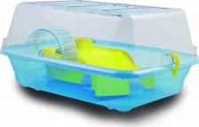 Клетка для грызунов MP Bergamo Клетка средняя для мелких грызунов голубая 47х36х23 см