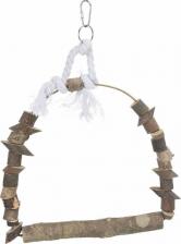 Клетка для птиц Trixie Качели для птиц TR-5829 Arch Swing M, деревянные с блоками, 22х29 см