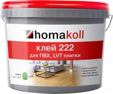 Клей для напольных покрытий HOMA Клей для ПВХ, LVT плитки homakoll 222 12 кг