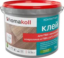 Клей для напольных покрытий Homakoll Клей контактный для линолеума и ковролина 5 кг