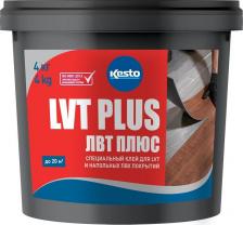Клей для напольных покрытий Kesto Клей акриловый для ПВХ и LVT плитки LVT Plus 4 кг
