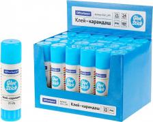 Клей канцелярский OfficeSpace Клей-карандаш дисплей, 21 грамм