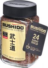 Bushido Кофе растворимый "Katana Gold 24 Karat", сублимированный с пищевым золотом, 100 г, 100% арабика, стеклянная банка, BU10009005 – фото 3