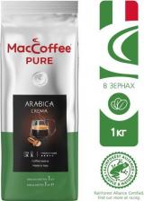 Кофе MacCoffee Кофе в зернах Pure Арабика Крема 1000 гр пакет с клапаном (Италия)
