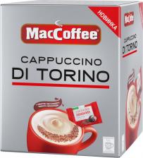 Кофе MacCoffee Напиток кофейный Cappuccino di Torino 3в1 10шт*25.5г