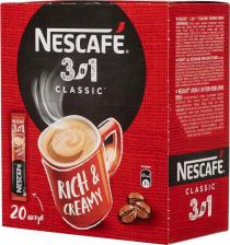 Nescafe Кофе 3 в 1 классический раств., шоу-бокс, 20штx14,5г