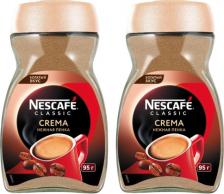 Кофе Nescafe Кофе растворимый Crema, 95 г х 2 шт