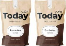 Кофе Today Кофе растворимый Pure Arabica сублимированный, пакет, Россия, 150 г, 2 уп