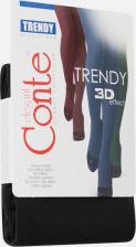 Колготки/чулки Conte Elegant Колготки Trendy, 150 den, с ластовицей, без шортиков, размер 3, зеленый
