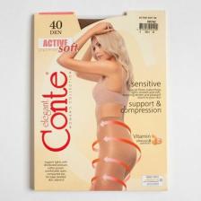 Колготки/чулки Conte Elegant Колготки женские ACTIVE SOFT 40 den р.2, bronz
