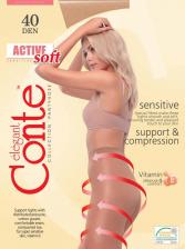 Колготки/чулки Conte Elegant Колготки женские ACTIVE SOFT 40 den р.2, natural 4810226054550