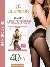 Колготки/чулки Glamour Колготки женские Thin Body 40 бежевые 2