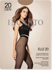 Колготки/чулки Incanto Колготки Elle, 20 den, с ластовицей, с шортиками, без шортиков, размер 4, бежевый 6944944006619
