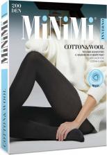 Колготки/чулки MiNiMi Колготки женские COTTON WOOL 200 черные 3