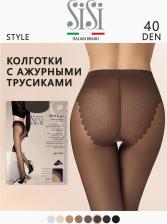 Колготки/чулки SiSi Колготки женские STYLE коричневые 5 (XL) 8300081097244