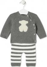 Комплект/костюм для малыша Tous Комплект для малыша из гладкого органического хлопка и вязаного трикотажа в полоску, розовый/белый