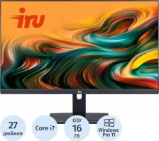 Компьютер-моноблок iRU 27IM (2059117) [Intel Core i7, DDR4, 16 Гб, 1024 Гб, Windows 11 Pro]