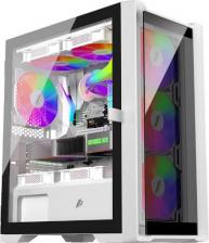 Компьютерный корпус 1stPlayer T4-G-WH-4FS7-W