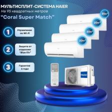 Мультисплит-система Haier 5U90S2SS5FA [90 м2, охлаждение/обогрев]