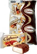 Конфеты Акконд Конфеты Суфаэль со вкусом ванили десерт 500г/Вкус, знакомый с детства