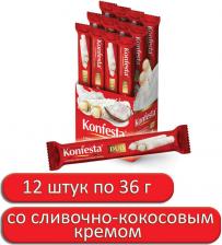Конфеты Konfesta Трубочка с кокосовой начинкой, 36 г