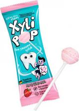 Конфеты Miradent XyliPOP - леденец с ксилитом со вкусом клубники