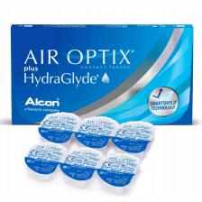 Контактные линзы Air Optix Plus HydraGlyde (6 линз)