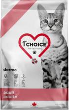Сухой корм 1st Choice GF DERMA Корм для кошек с гиперчувствительной кожей (лосось), 340 гр