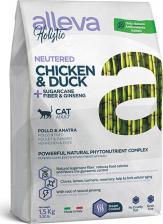 Сухой корм 8 in 1 Корм сухой ALLEVA HOLISTIC CAT Adult Chicken & Duck для взрослых кошек с курицей и уткой, алое вера и женьшенем 1,5 кг 2875